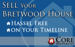 Image that reads "sell your brentwood house, hassle free, on your timeline"