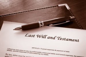 Image that reads "Last will and testament"