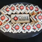 Picture of cookies with the Core Properties logo on them